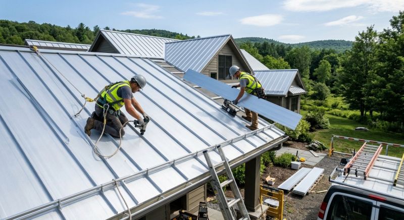 Aluminum Roof Installation in Fredericksburg, VA