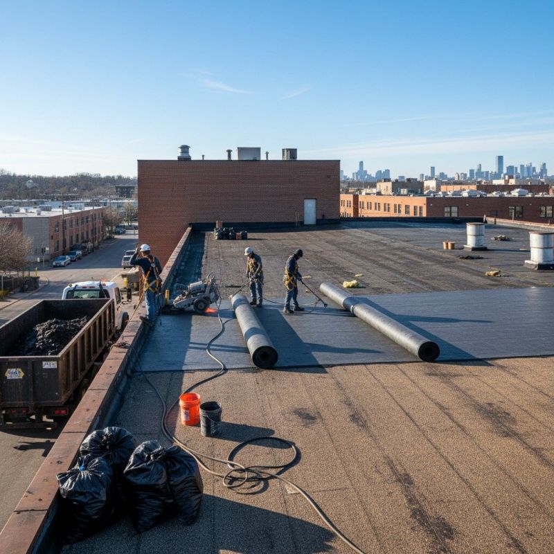 Single Ply Roof Replacement in Alexandria, VA